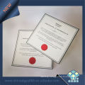 Guarantee Watermark Paper Certificate with Hologram